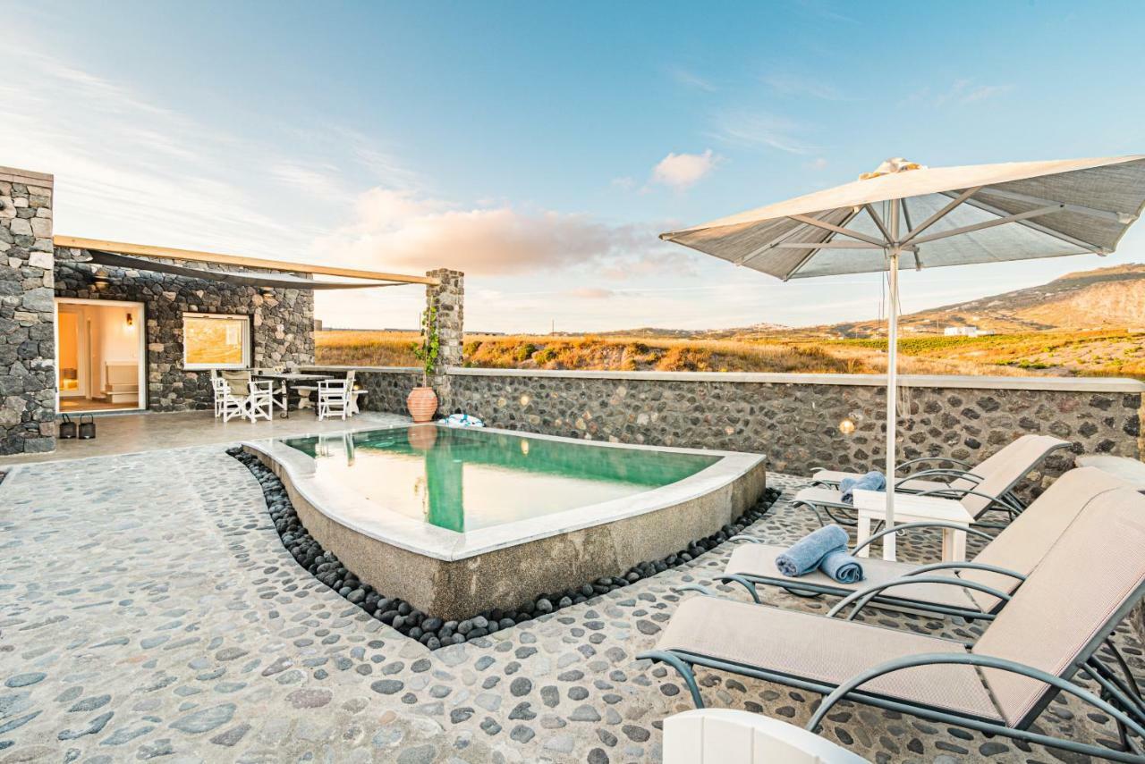 Klimata House - Private Jacuzzi Pool & Bbq Villa Vlychada Bagian luar foto