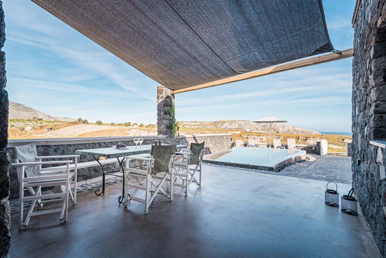 Klimata House - Private Jacuzzi Pool & Bbq Villa Vlychada Bagian luar foto