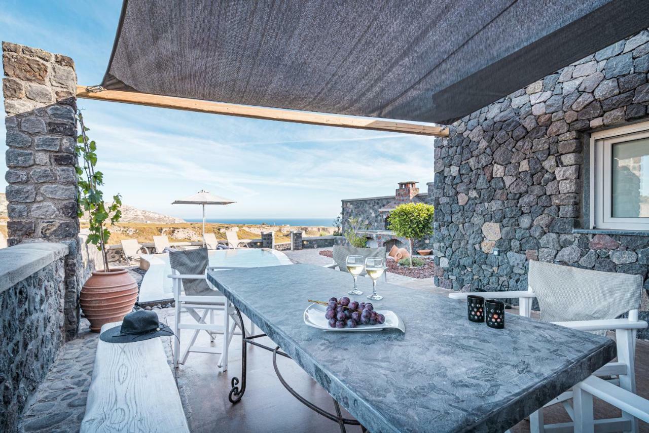 Klimata House - Private Jacuzzi Pool & Bbq Villa Vlychada Bagian luar foto
