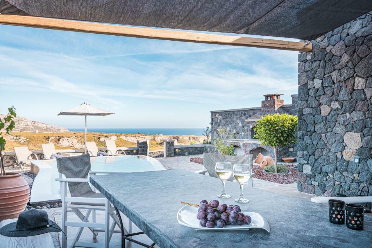 Klimata House - Private Jacuzzi Pool & Bbq Villa Vlychada Bagian luar foto