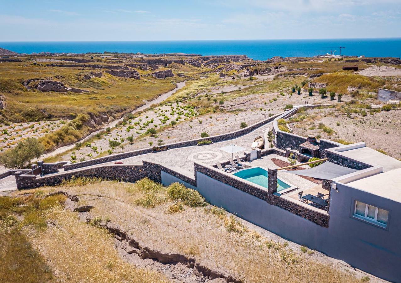 Klimata House - Private Jacuzzi Pool & Bbq Villa Vlychada Bagian luar foto